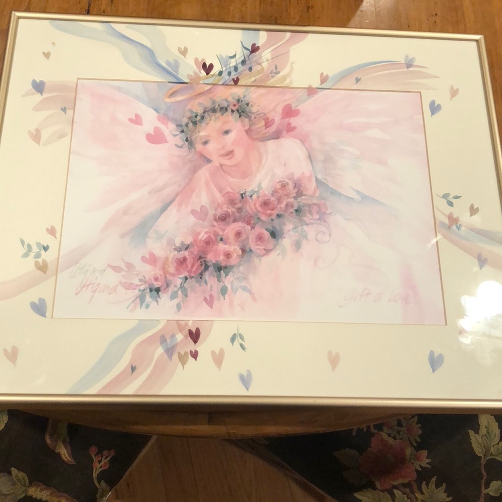 Carolyn Utigard Thomas signed watercolor print